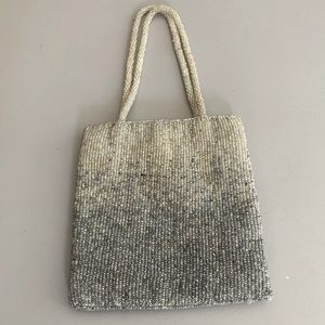 Ombré Glass Bead and Silk Evening Bag